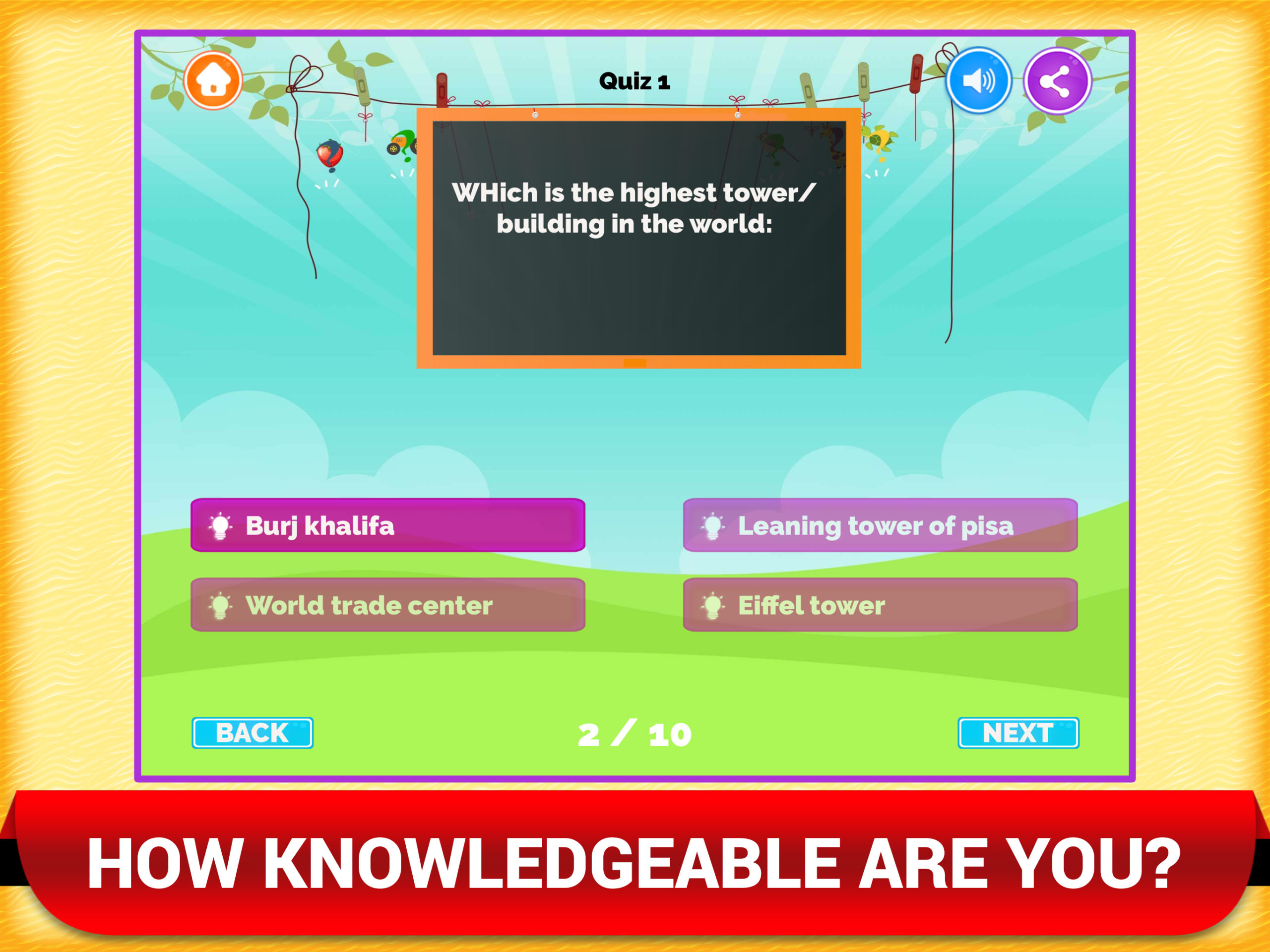 general knowledge quiz app