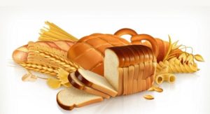 Carbohydrates. Bread, pasta, wheat, cereals.