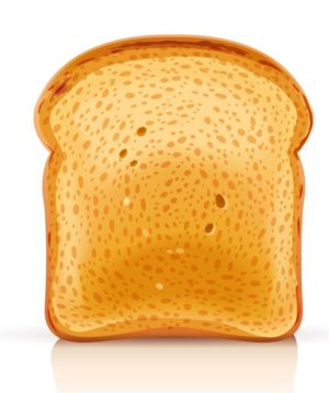 Bread toast for sandwich