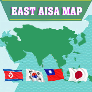 East Asia map