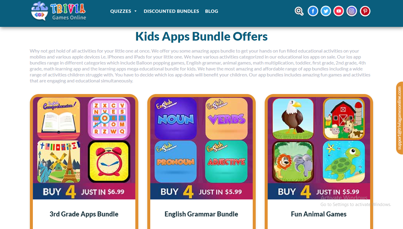 Kids Apps Bundle Offers - iOS Apps on Sale