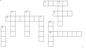 Quiz 4 Crossword