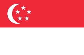 International flags Singapore