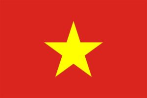 International flags Vietnam