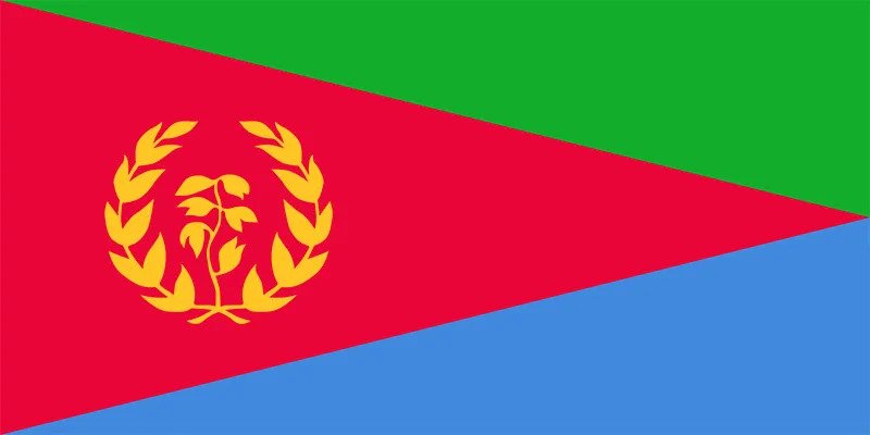 African Flags Eritrea