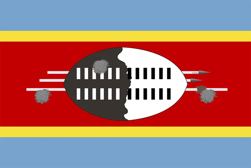 African Flags Eswatini