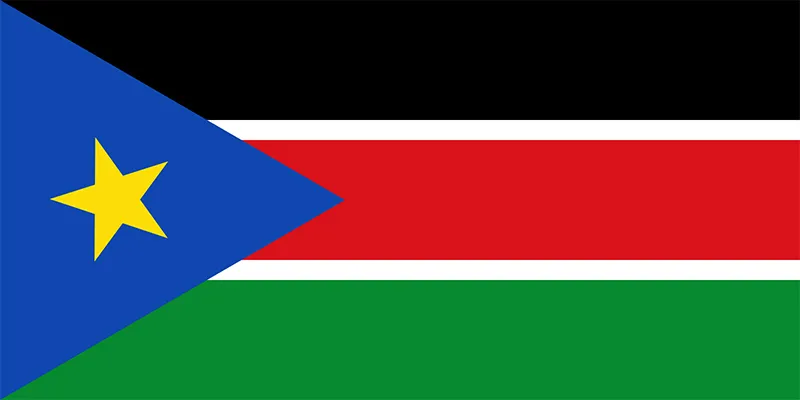 African Flag South Sudan