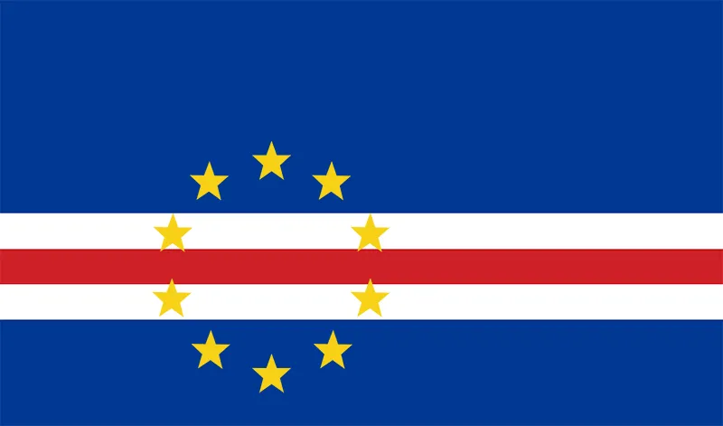 African Flags Cabo Verde