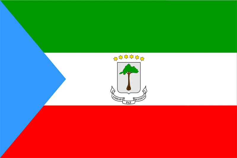 African Flags Equatorials Guinea