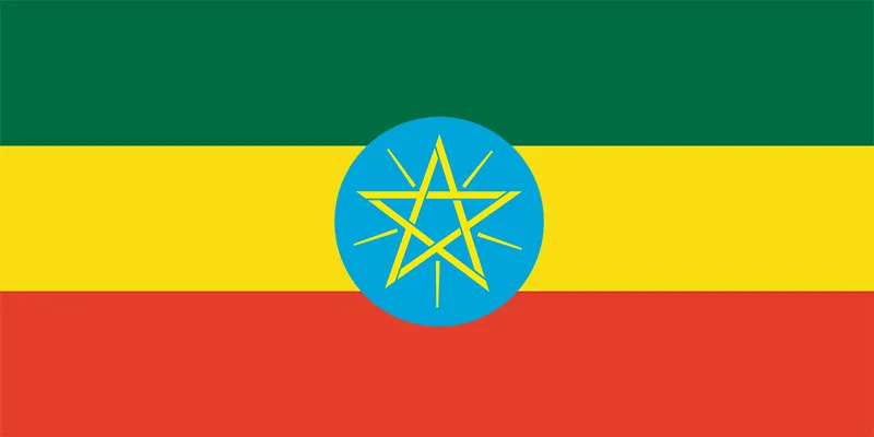 African Flags Ethiopia