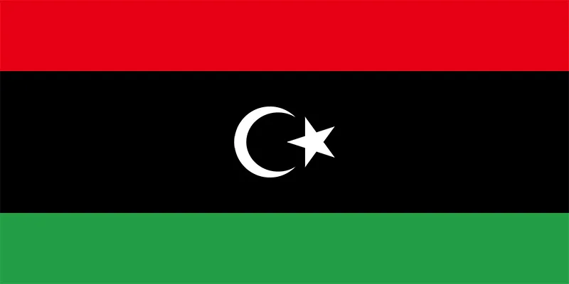 African Flags Libya