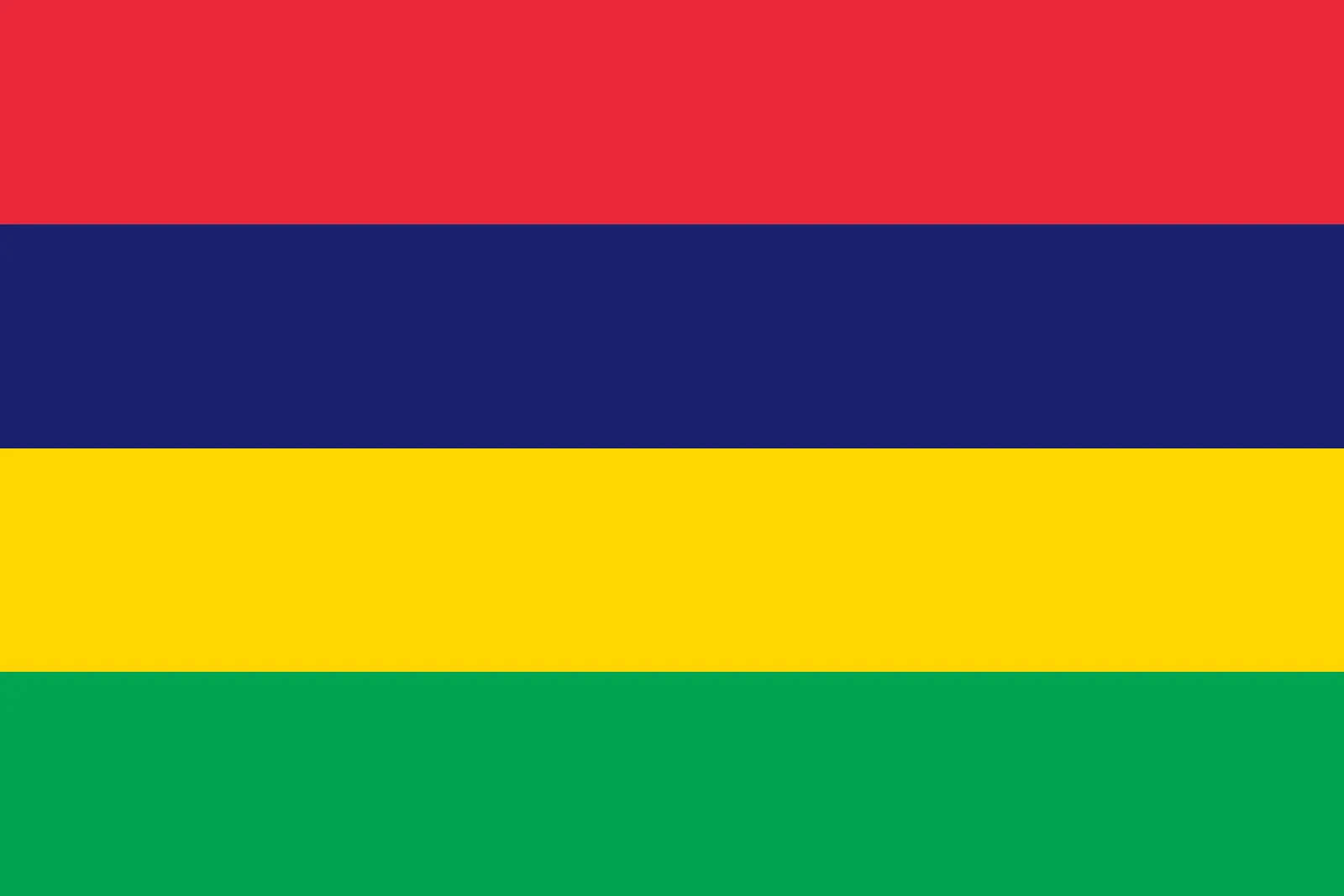 African Flags Mauritius