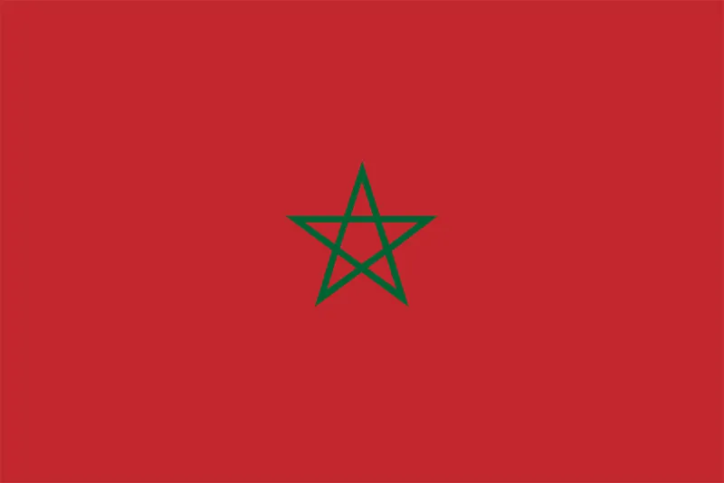 African Flags Morocco