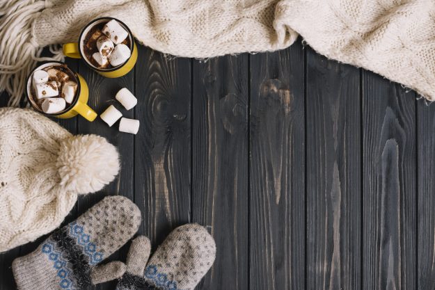 marshmallow and gloves