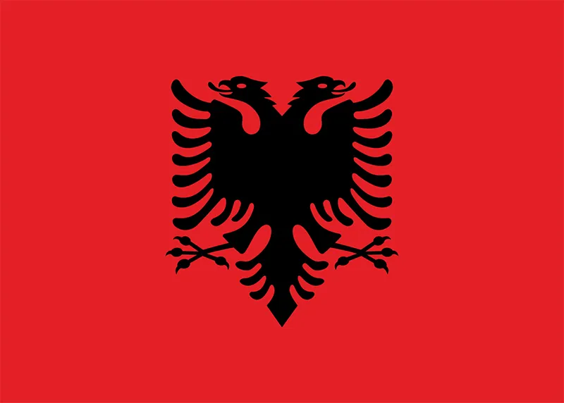 European Flags Albania
