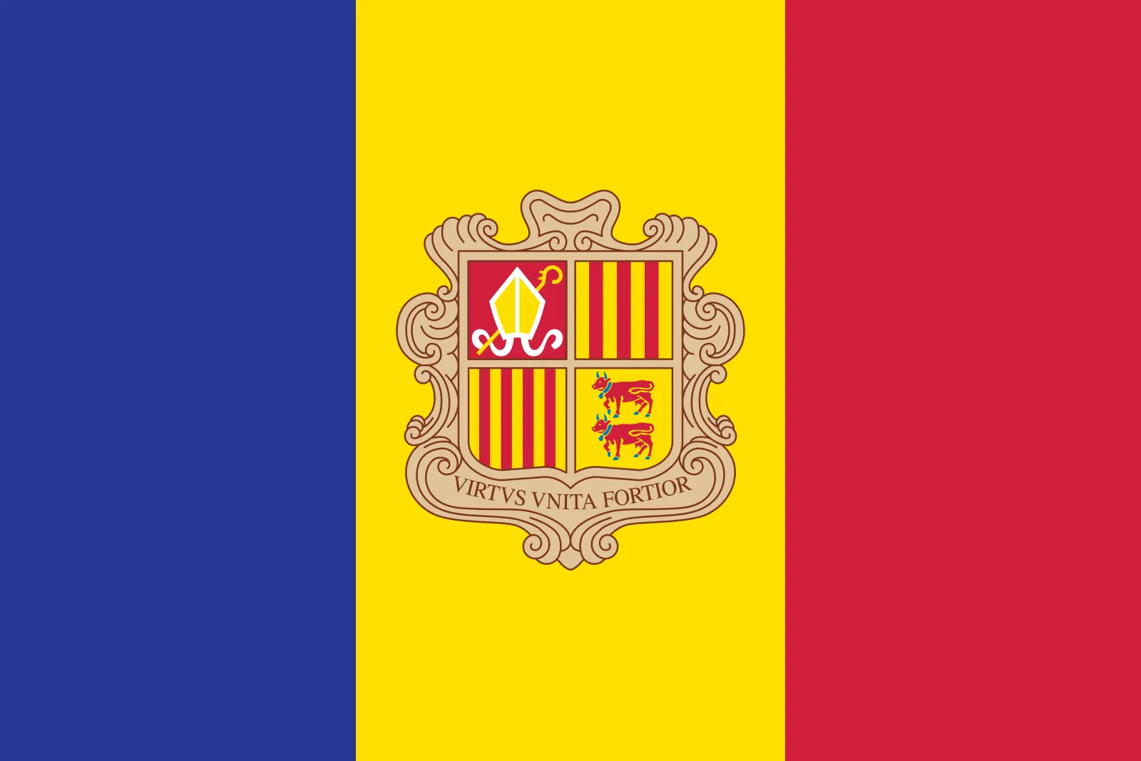 European Flags Andorra