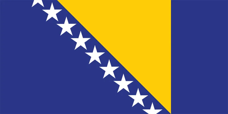 European Flags Bosnia and Herzegovina