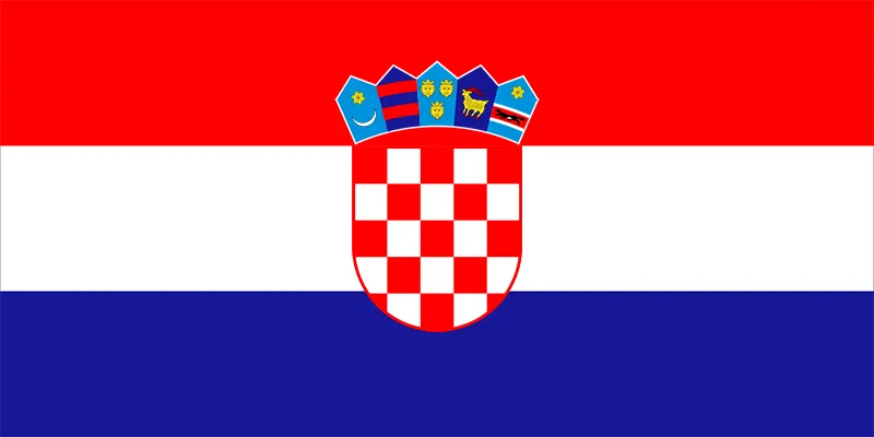 European Flags Croatia
