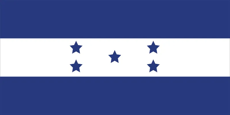 Central American Flags Honduras