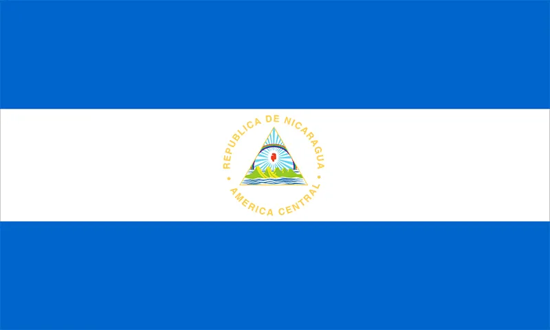 Central American Flags Nicaragua