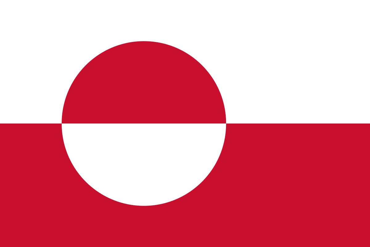 North America Flags Denmark (Greenland)