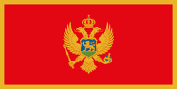 European Flags Montenegro