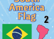 South America Flag 2