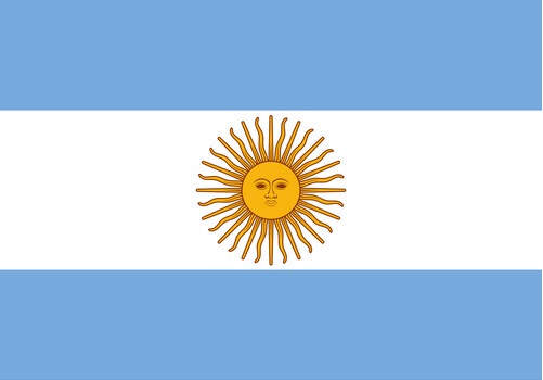 Argentina flag,