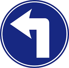 Turn Left ahead 01
