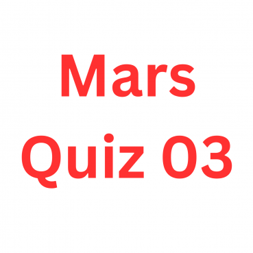 Mars Quiz 03
