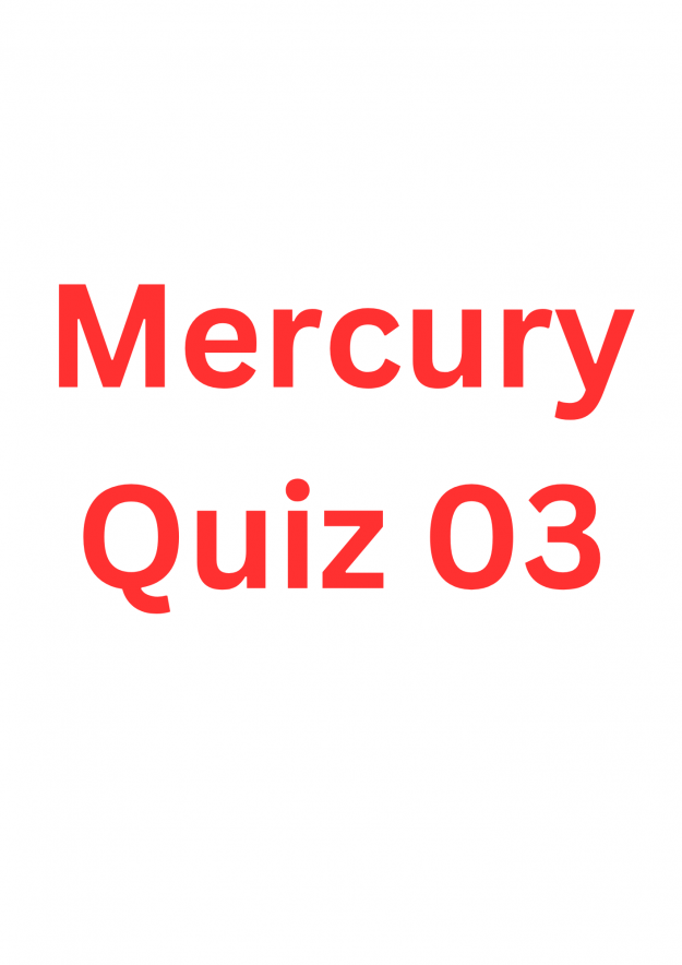 Mercury Quiz 03