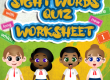 sight words quiz worksheets