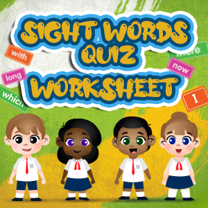 sight words quiz worksheets