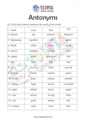 Antonyms-Quiz-Worksheets-Activity-10