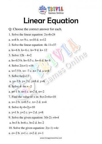 Linear-Equation-Quiz-Worksheets-Activity-05