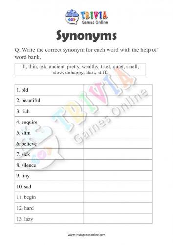 Synonyms-Quiz-Worksheets-Activity-01