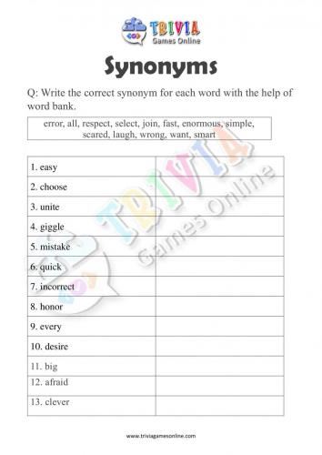 Synonyms-Quiz-Worksheets-Activity-02